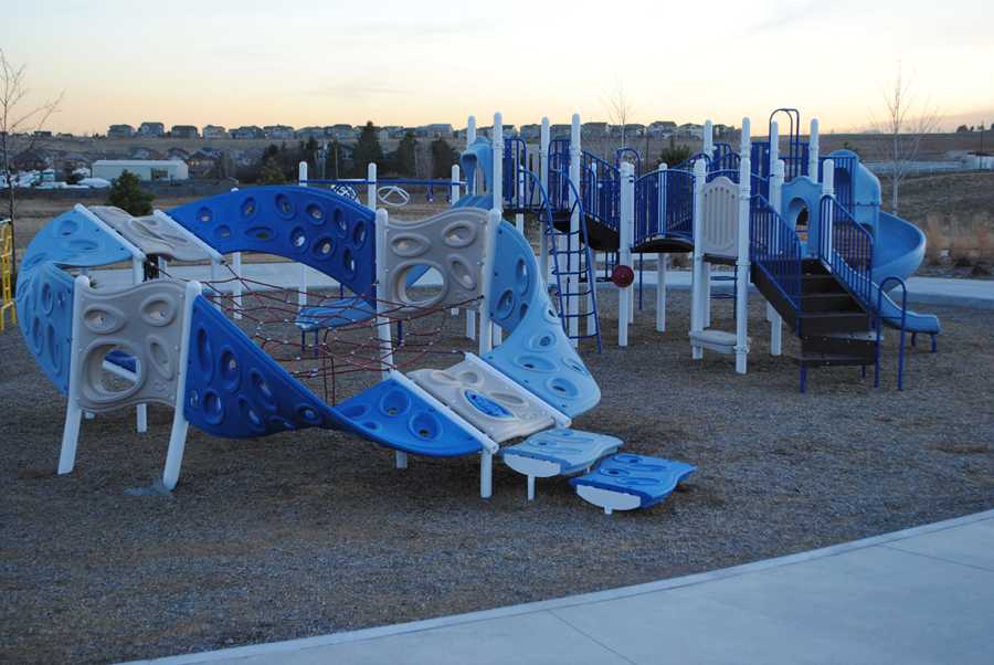 An empty playground in Whisper Creek is not an uncommon sight these days as more and more children and teens prefer to stay indoors.