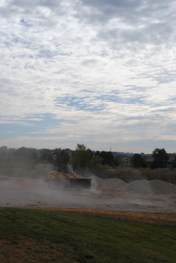 Dust Flying During Construction