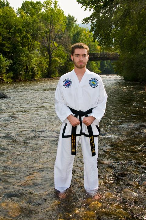 RV senior Ben Pemble is a third-degree black belt and quite accomplished in Taekwando.