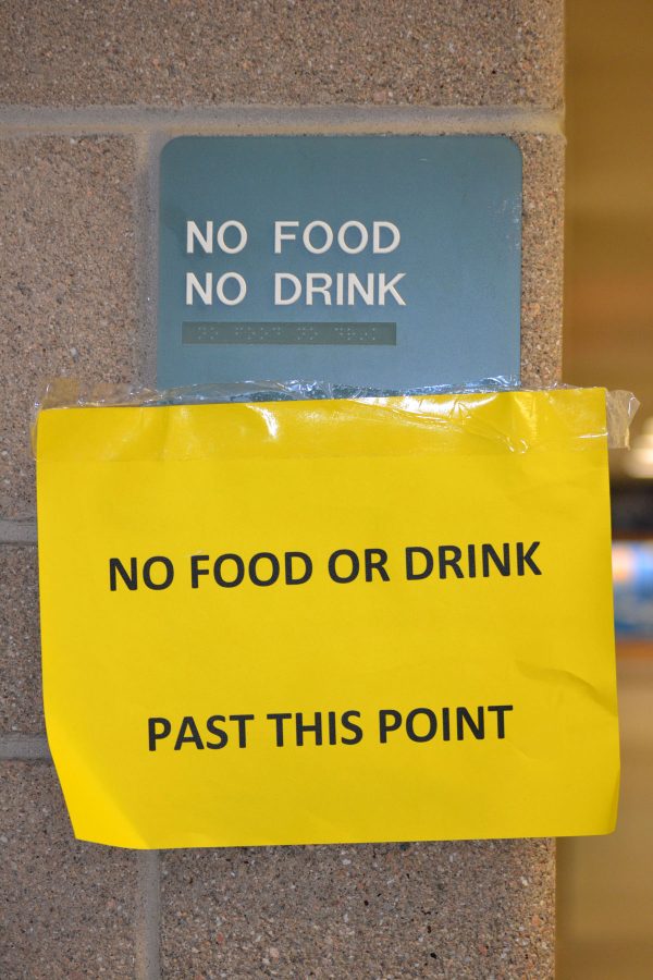 Their is an added emphasis this school year on keeping the building in upstanding physical condition. That said, staff is cracking down on rule prohibiting food in the hallways and classrooms.
