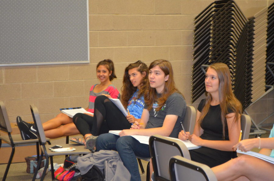 The RV Choir Department provides opportunities for all students, including an AP Music Theory class these ladies enjoy taking from Mr. Jeff Talley.