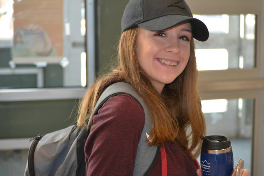On Monday, students, including Julianne Smith (19) were encouraged to pay $2 to wear a hat during the school day. The money collected began the giving for Porter, RVs 2018 Make-A-Wish kid. 